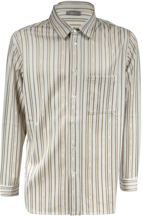 christian dior striped shirt|christian dior men's shirts sale.